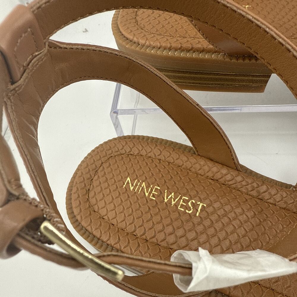 Nine West Xenosa Womens Beige Brown Sandals Size 10 NWB - Picture 5 of 11